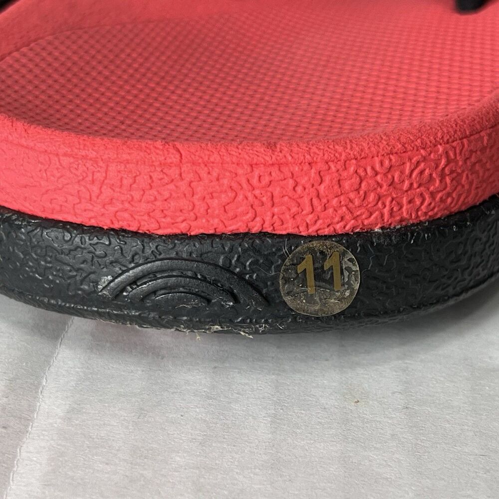 Rainbow East Cape Flip Flops Molded Rubber Slip On Comfort Sandals NCSU Mens 11 - Picture 10 of 16
